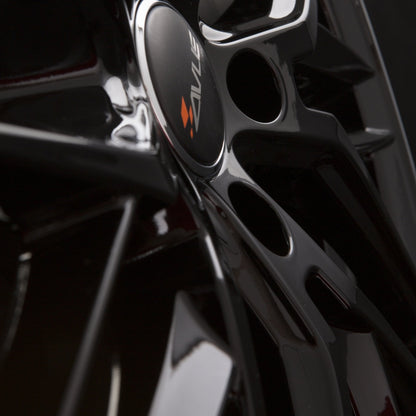 Avus Racing AF19 Black Polished Lip Alufelge 8x18 Zoll ET45 LK 5x112 ML66.6 – Bild 3