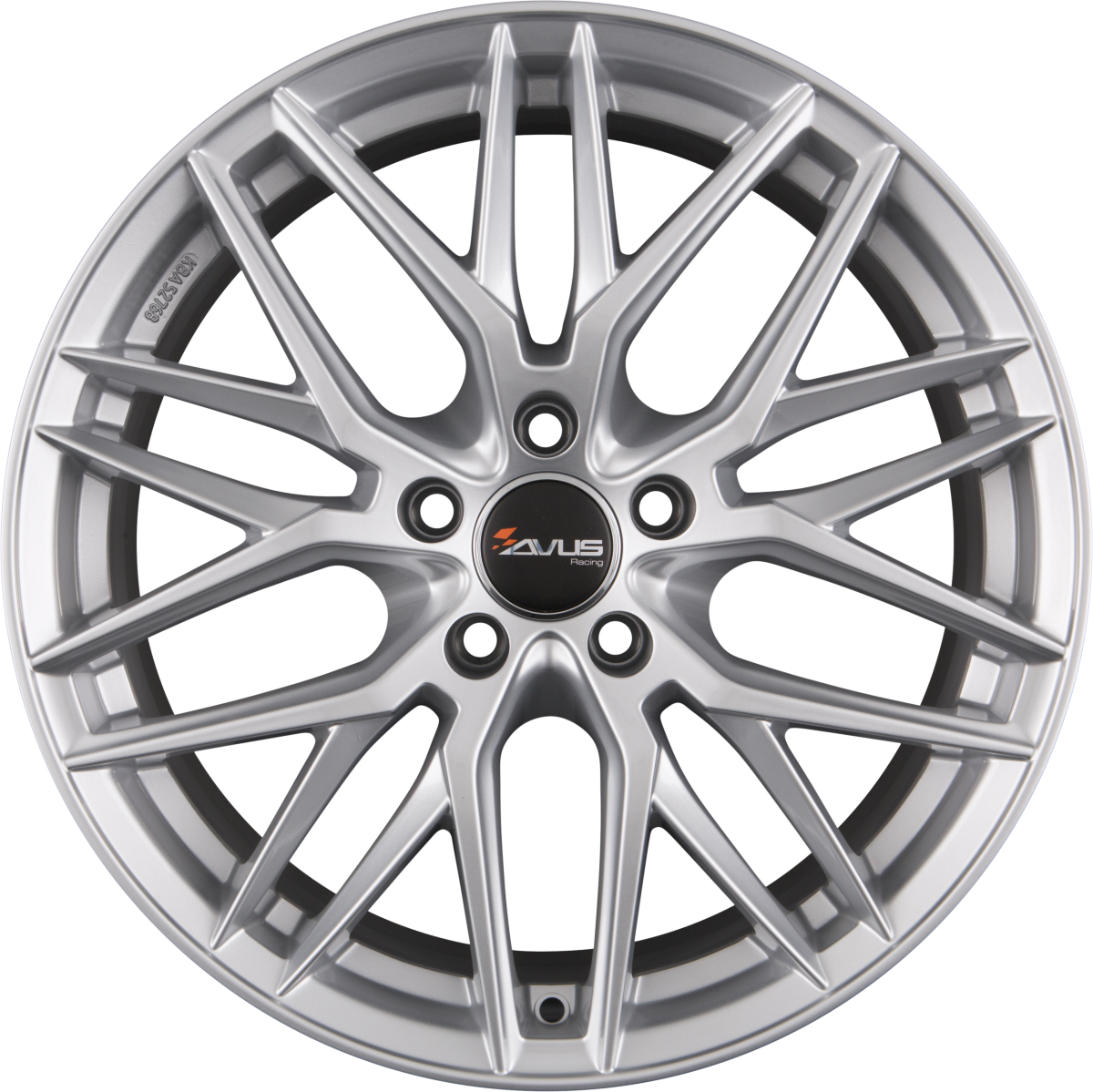 Avus Racing AF19 Hyper Silver Alufelge 8x18 Zoll ET45 LK 5x112 ML66.6