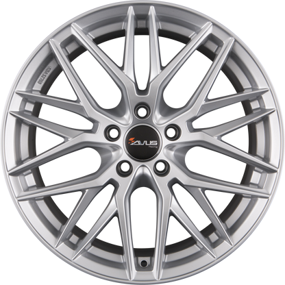 Avus Racing AF19 Hyper Silver Alufelge 8x18 Zoll ET45 LK 5x112 ML66.6