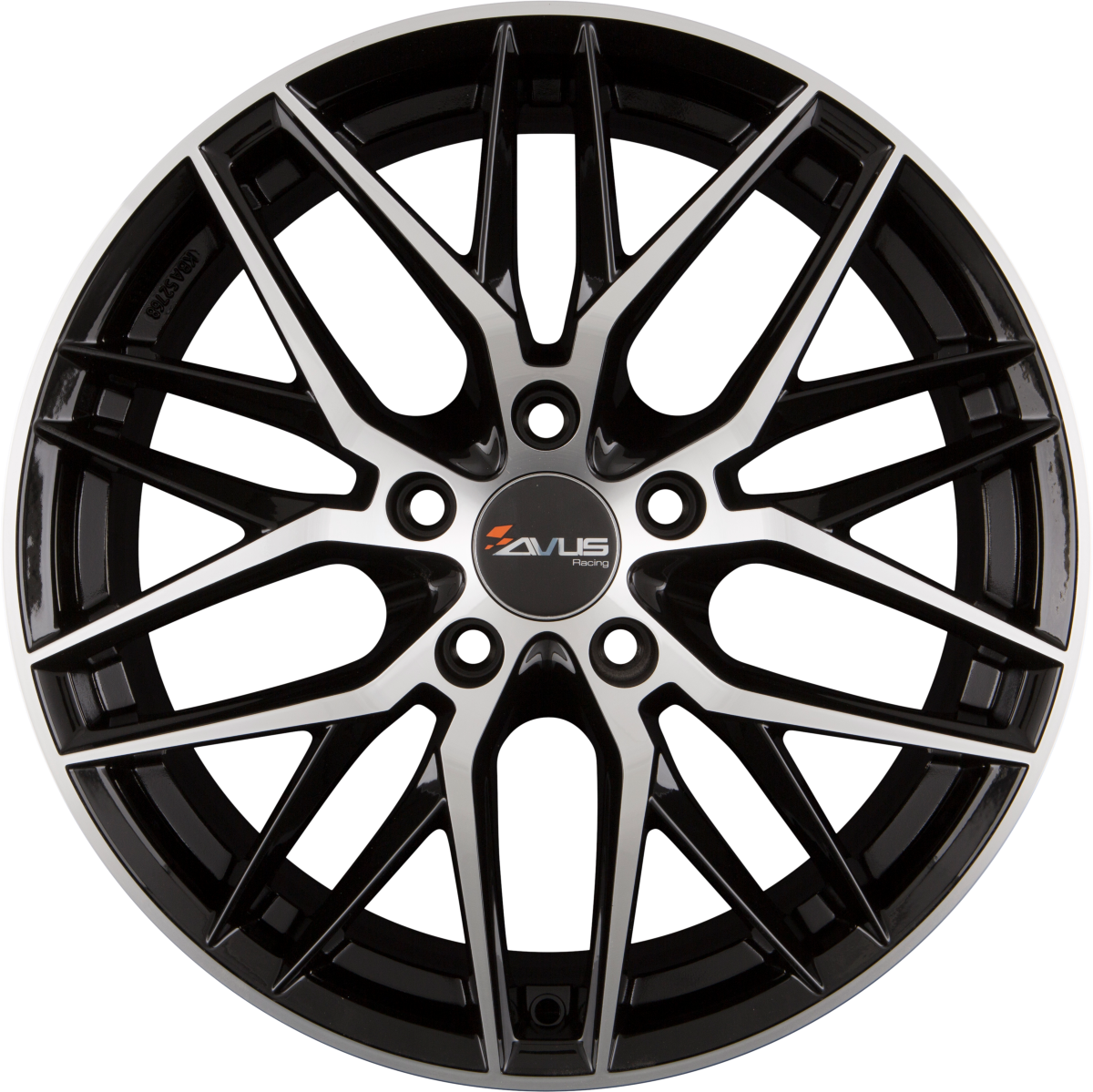 Avus Racing AF19 Black Polished Alufelge 8x18 Zoll ET30 LK 5x112 ML66.6