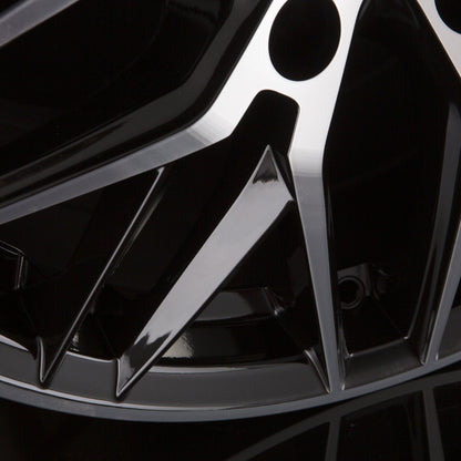 Avus Racing AF19 Black Polished Alufelge 8x18 Zoll ET30 LK 5x112 ML66.6 – Bild 3