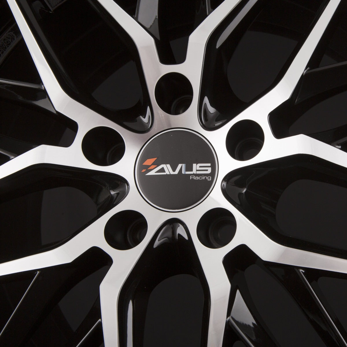 Avus Racing AF19 Black Polished Alufelge 8x18 Zoll ET30 LK 5x112 ML66.6 – Bild 4
