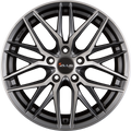 Avus Racing AF19 Anthracite Polished Alufelge 8x18 Zoll ET35 LK 5x112 ML66.7