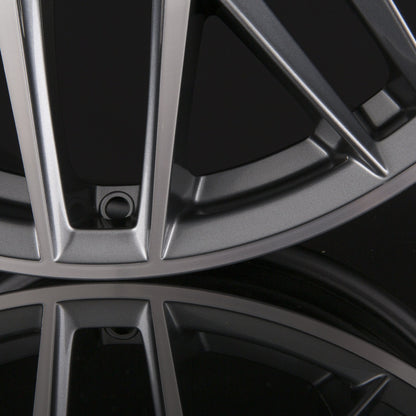 Avus Racing AF19 Anthracite Polished Alufelge 8x18 Zoll ET35 LK 5x112 ML66.7 – Bild 3