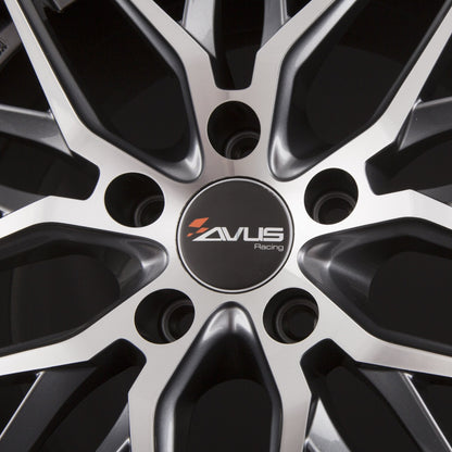 Avus Racing AF19 Anthracite Polished Alufelge 8x18 Zoll ET45 LK 5x120 ML72.6 – Bild 4