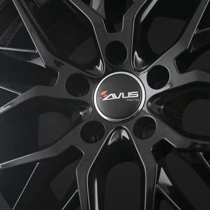 Avus Racing AF19 Black Alufelge 8.5x19 Zoll ET30 LK 5x112 ML66.6 – Bild 3
