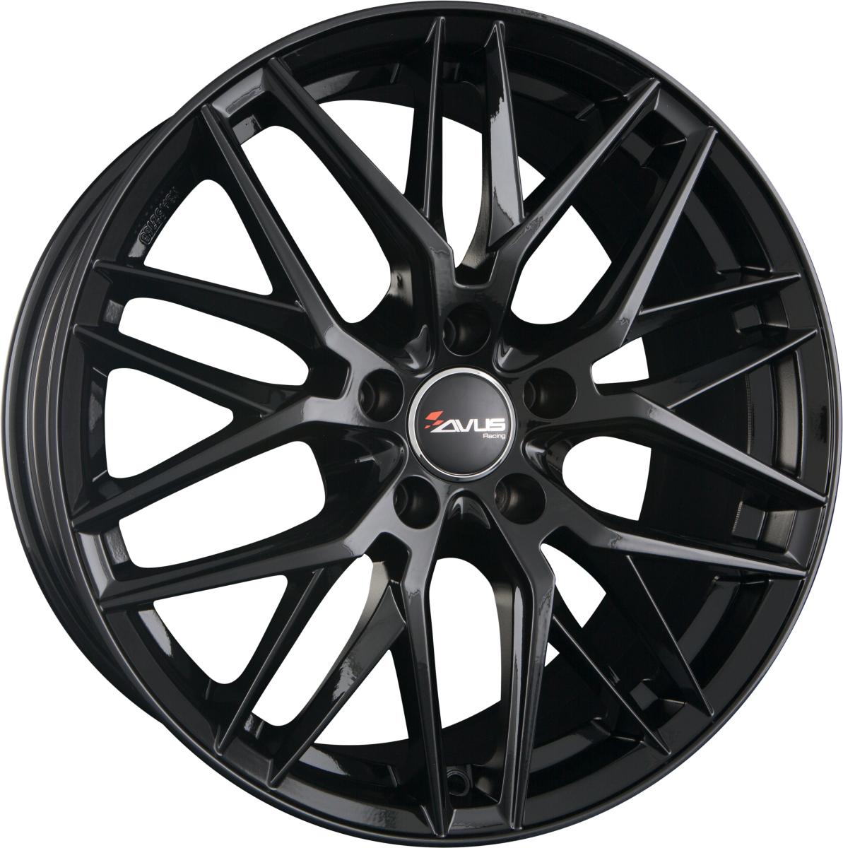 Avus Racing AF19 Black Alufelge 8.5x19 Zoll ET45 LK 5x112 ML66.6 – Bild 2