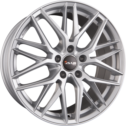 Avus Racing AF19 Hyper Silver Alufelge 8.5x19 Zoll ET45 LK 5x112 ML66.6 – Bild 2
