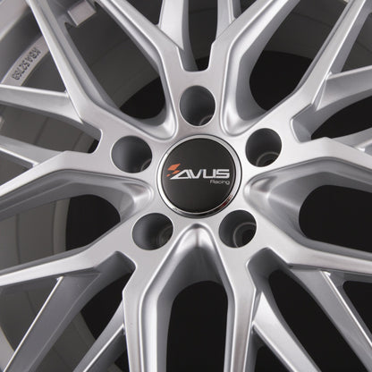 Avus Racing AF19 Hyper Silver Alufelge 8.5x19 Zoll ET45 LK 5x112 ML66.6 – Bild 4