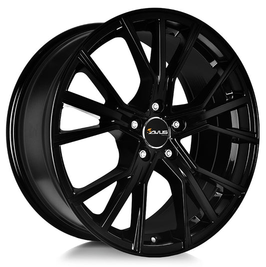 Avus Racing AF18 black 9x20 ET33 - LK5/112 ML66.6