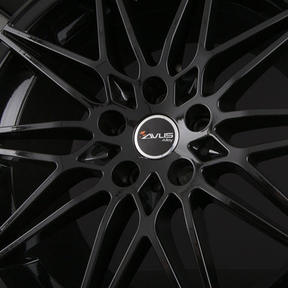 Avus Racing AC-MB5 Black Alufelge 8x18 Zoll ET30 LK 5x112 ML66.6 – Bild 5