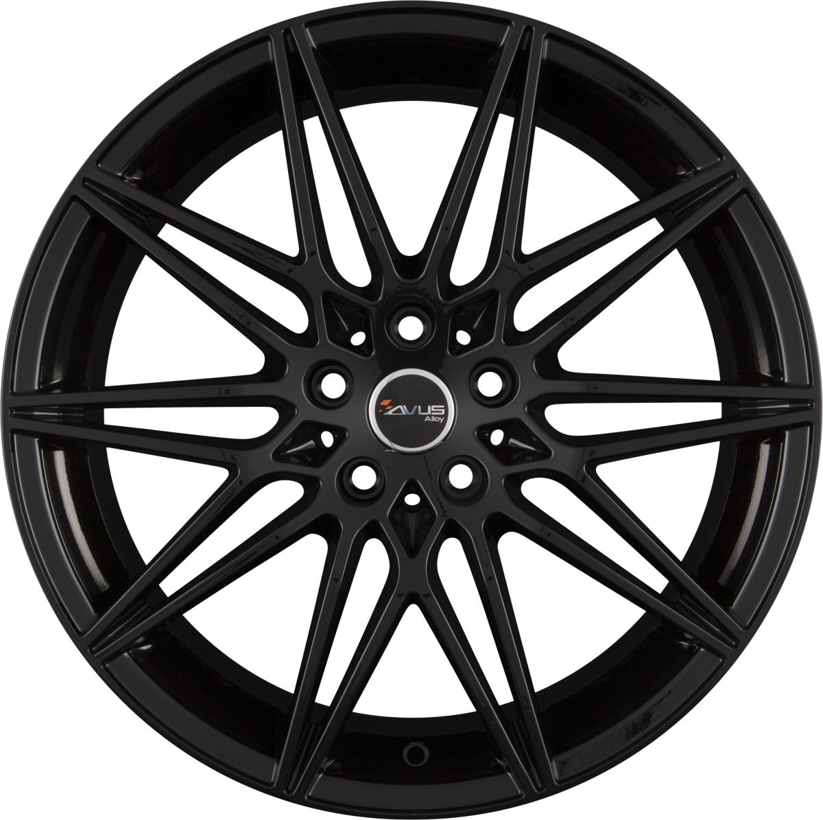 Avus Racing AC-MB5 Black Alufelge 8x18 Zoll ET45 LK 5x112 ML66.6