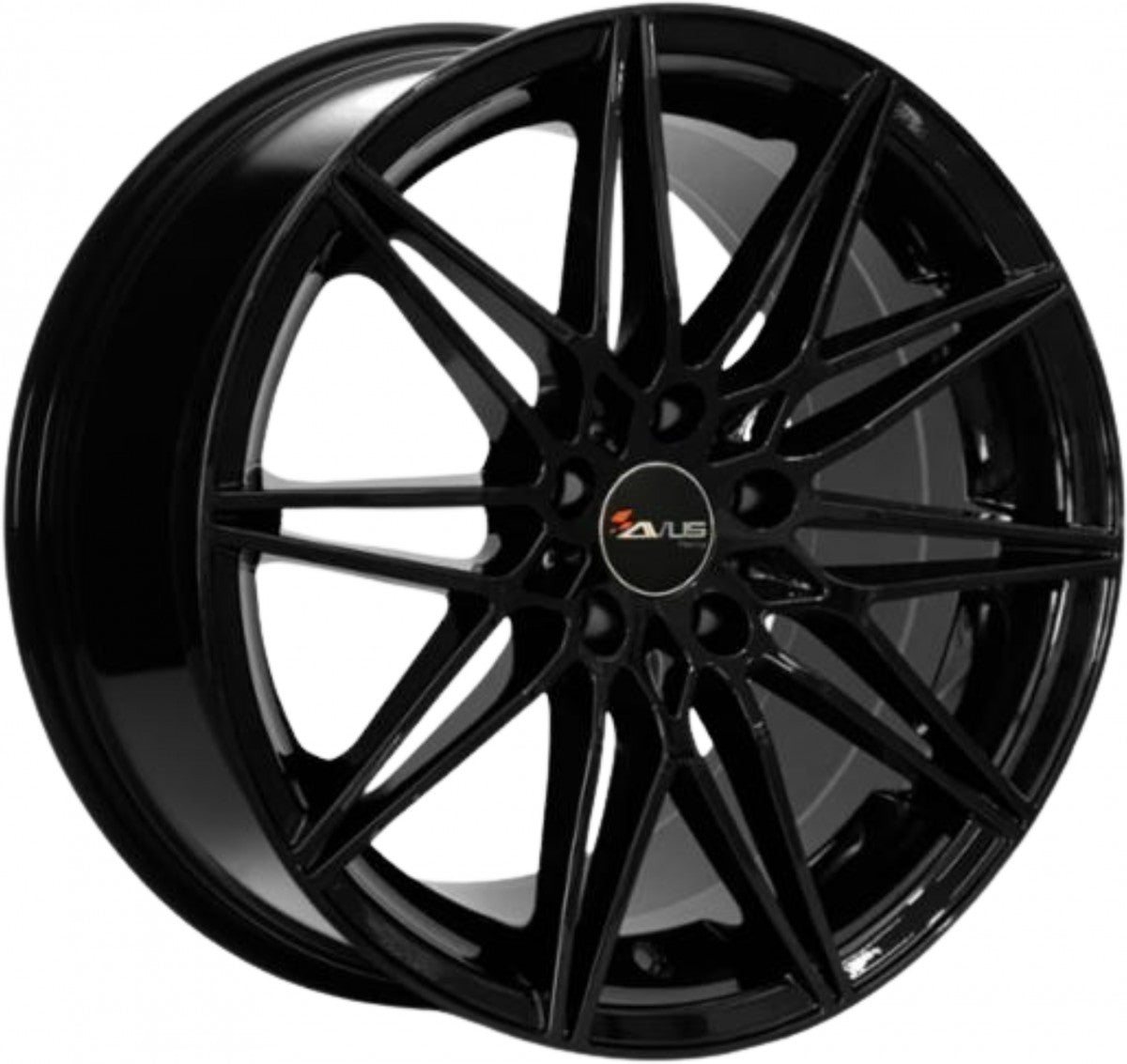 Avus Racing AC-MB5 black Alufelge 8.5x20 Zoll ET33 LK 5x120 ML72.6