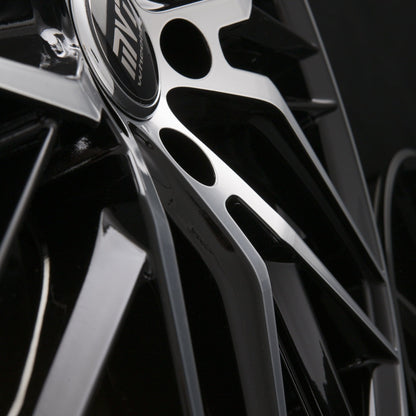 MV7-Wheels M08 Black Front Polished Alufelge 8.5x19 Zoll ET45 LK 5x112 ML66.6 – Bild 3
