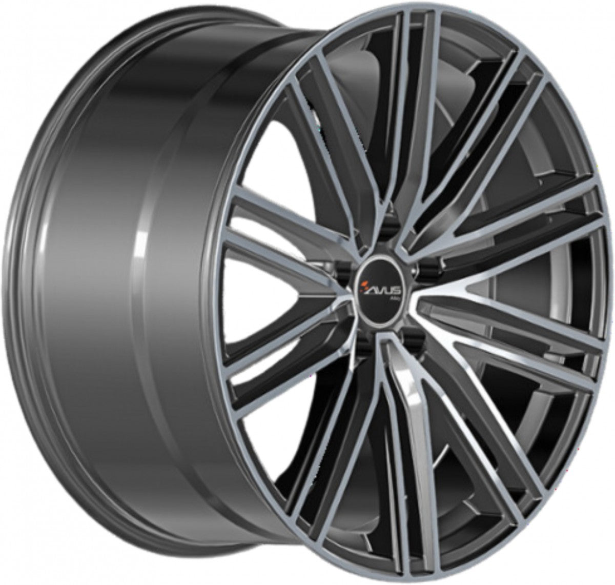 Avus Racing AC-M08 anthracite polished Alufelge 9x20 Zoll ET50 LK 5x130 ML71.6