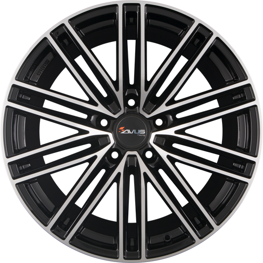 Avus Racing AC-M08 Black Polished Alufelge 9x20 Zoll ET26 LK 5x112 ML66.6