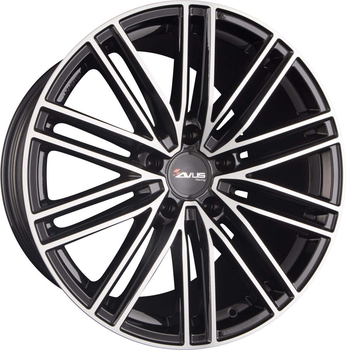 Avus Racing AC-M08 Black Polished Alufelge 9x20 Zoll ET26 LK 5x112 ML66.6 – Bild 2