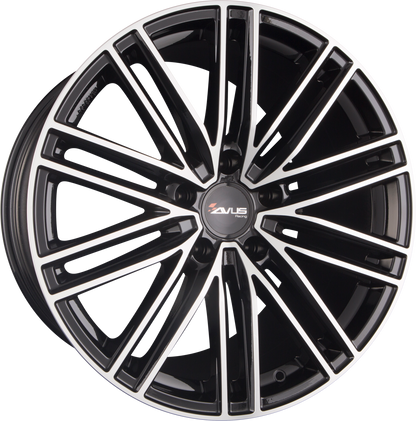 Avus Racing AC-M08 Black Polished Alufelge 9x20 Zoll ET26 LK 5x112 ML66.6 – Bild 2