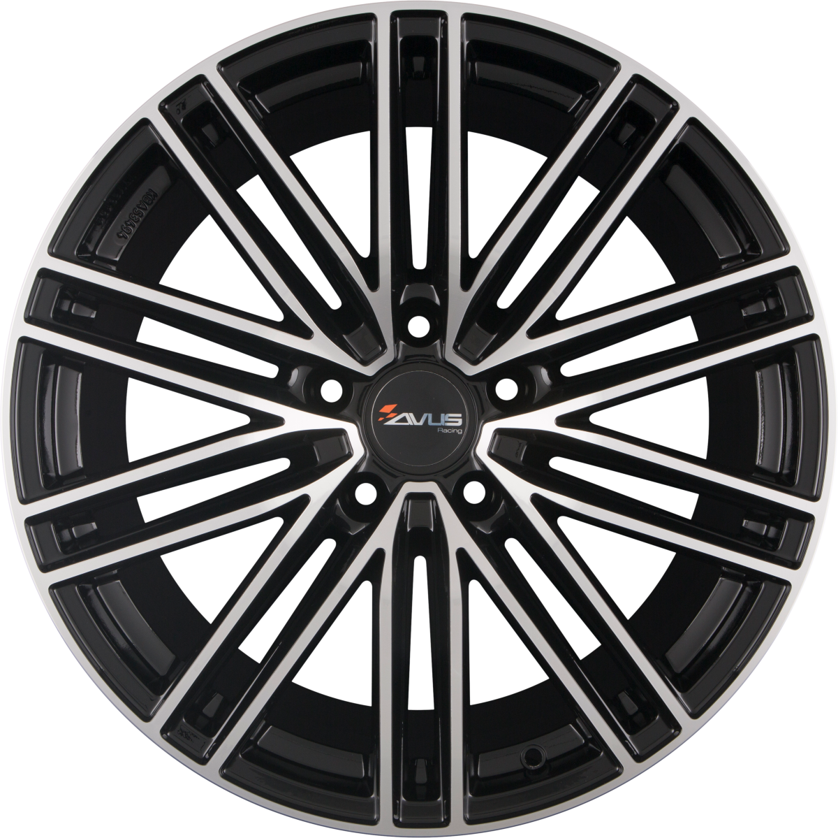 Avus Racing AC-M08 Black Polished Alufelge 9x20 Zoll ET25 LK 5x112 ML66.6