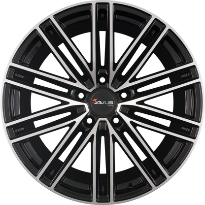 Avus Racing AC-M08 Black Polished Alufelge 9x20 Zoll ET25 LK 5x112 ML66.6