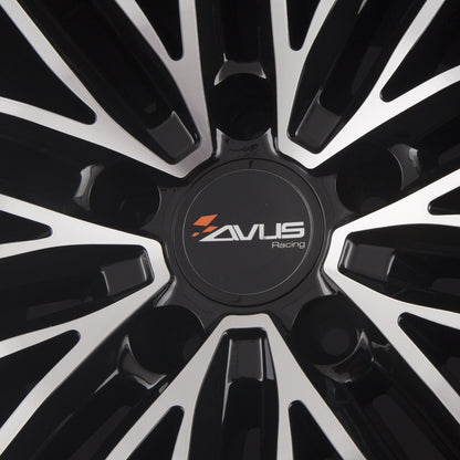 Avus Racing AC-M08 Black Polished Alufelge 9x20 Zoll ET25 LK 5x112 ML66.6 – Bild 4
