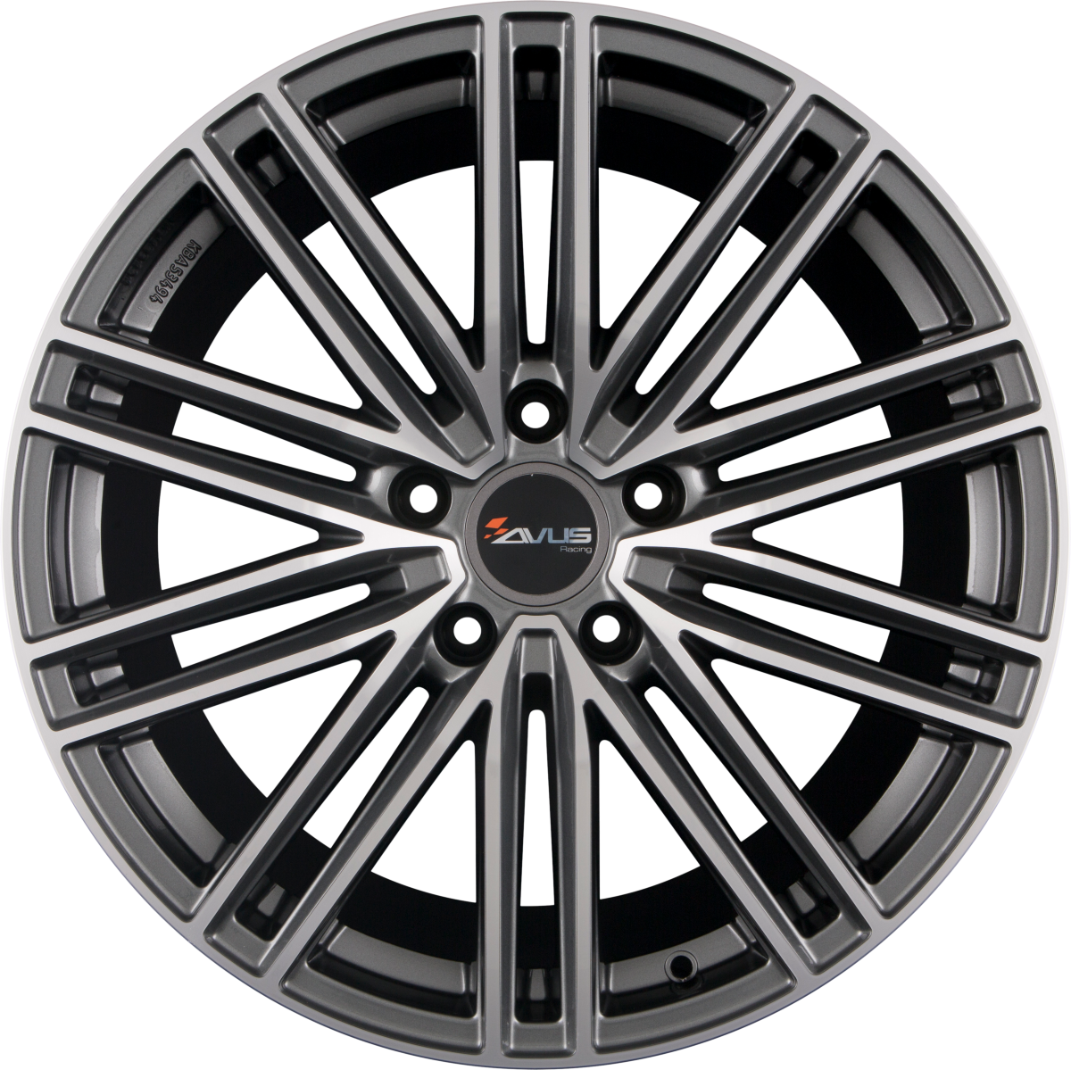 Avus Racing AC-M08 Anthracite Polished Alufelge 9x20 Zoll ET40 LK 5x112 ML66.6