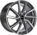 Avus Racing AC-518 matt anthracite polished Alufelge 7.5x20 Zoll ET44 LK 5x112 ML57.1