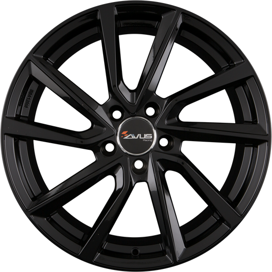 Avus Racing AC-518 Black Alufelge 8x18 Zoll ET45 LK 5x114.3 ML67.1