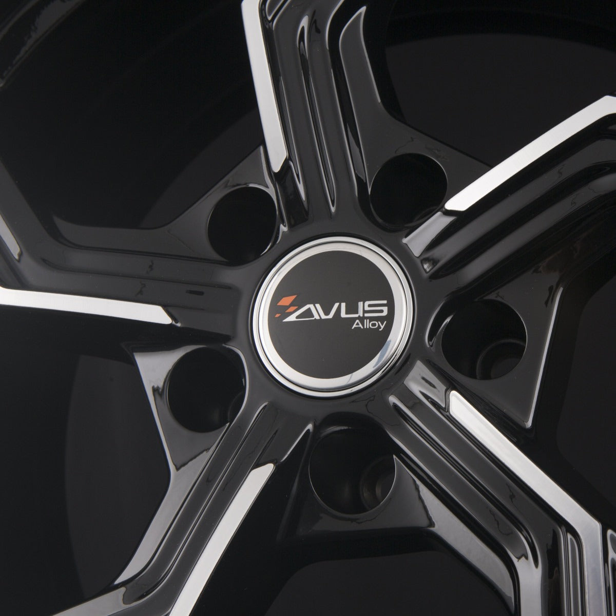 Avus Racing AF20 Black Polished Alufelge 8.5x19 Zoll ET48 LK 5x112 ML57.1 – Bild 4
