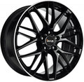 Avus Racing AF19 black polished lip Alufelge 7.5x17 Zoll ET30 LK 5x112 ML66.6