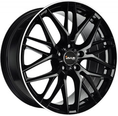 Avus Racing AF19 black polished lip Alufelge 7.5x17 Zoll ET30 LK 5x112 ML66.6