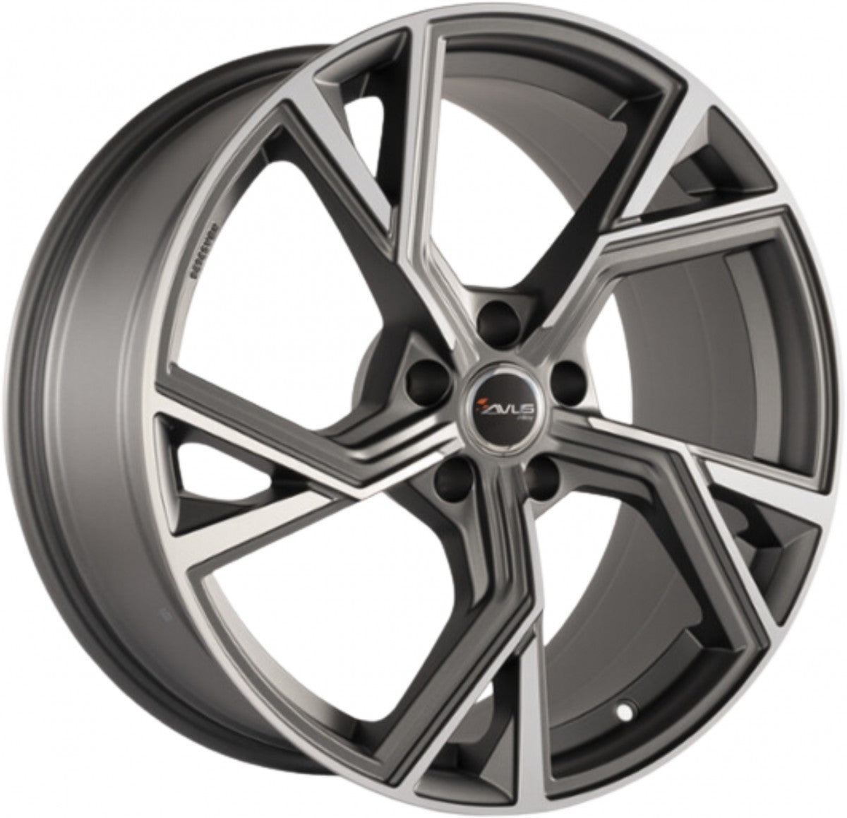 Avus Racing AF20 matt anthracite polished 8.5x19 ET48 - LK5/112 ML57.1