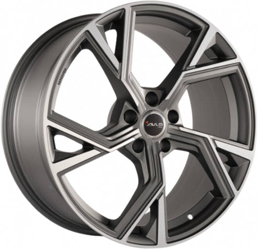 Avus Racing AF20 matt anthracite polished Alufelge 9x21 Zoll ET30 LK 5x112 ML66.6