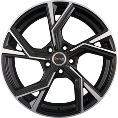 Avus Racing AF20 Black Polished Alufelge 9.5x21 Zoll ET31 LK 5x112 ML66.6