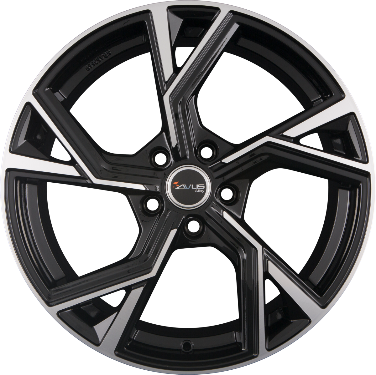 Avus Racing AF20 Black Polished Alufelge 9.5x21 Zoll ET25 LK 5x112 ML66.6