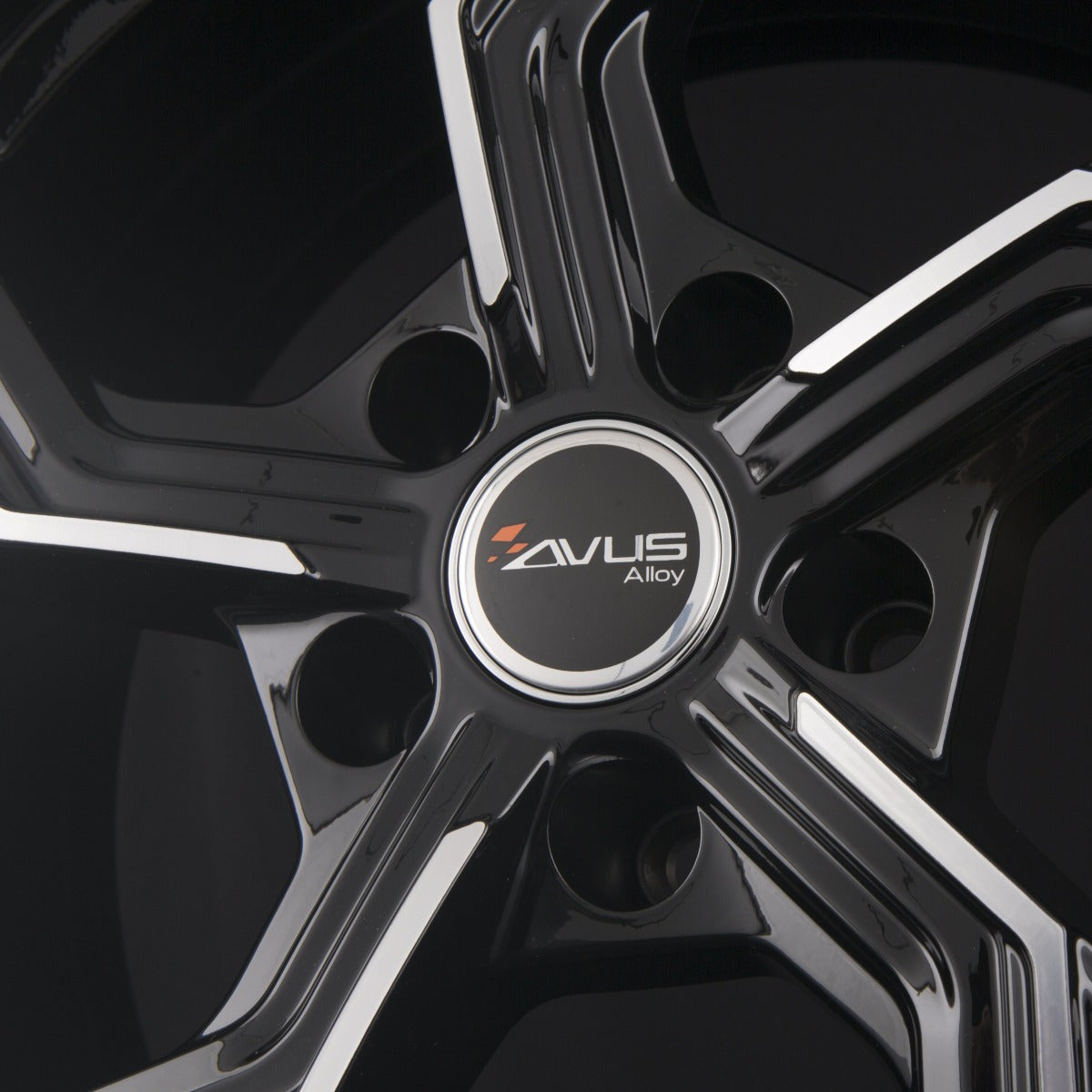 Avus Racing AF20 Black Polished Alufelge 9.5x21 Zoll ET25 LK 5x112 ML66.6 – Bild 4