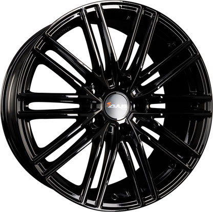 Avus Racing AC-M08 Black Alufelge 9x20 Zoll ET40 LK 5x112 ML66.6 – Bild 2