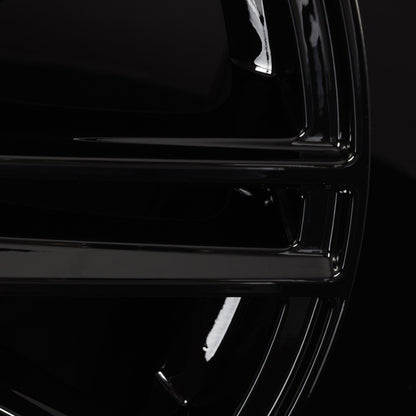 Avus Racing AC-M08 Black Alufelge 9x20 Zoll ET40 LK 5x112 ML66.6 – Bild 5