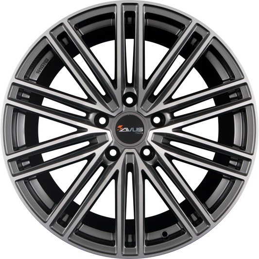 Avus Racing AC-M08 Anthracite Polished Alufelge 11.5x21 Zoll ET52 LK 5x130 ML71.6