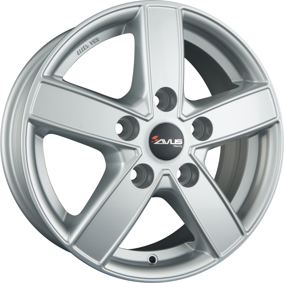 Avus Racing AC-V51 Hyper Silver Alufelge 7x17 Zoll ET62 LK 5x130 ML78.1 – Bild 2