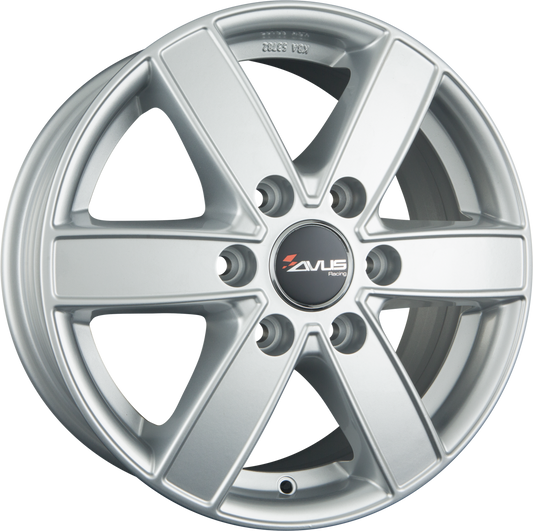 Avus Racing AC-V61 Hyper Silver Alufelge 7.5x17 Zoll ET25 LK 6x139.7 ML106.1 – Bild 2