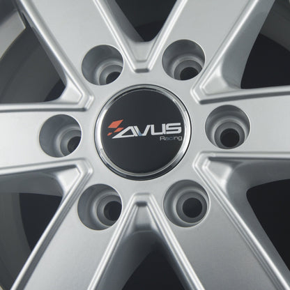 Avus Racing AC-V61 Hyper Silver Alufelge 7.5x17 Zoll ET30 LK 6x139.7 ML100.1 – Bild 4