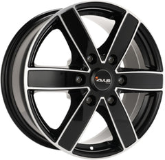 Avus Racing AC-V61 black polished Alufelge 7.5x17 Zoll ET38 LK 6x139.7 ML67.1