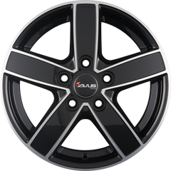 Avus Racing AC-V51 Black Polished Alufelge 7.5x18 Zoll ET50 LK 5x160 ML65.1