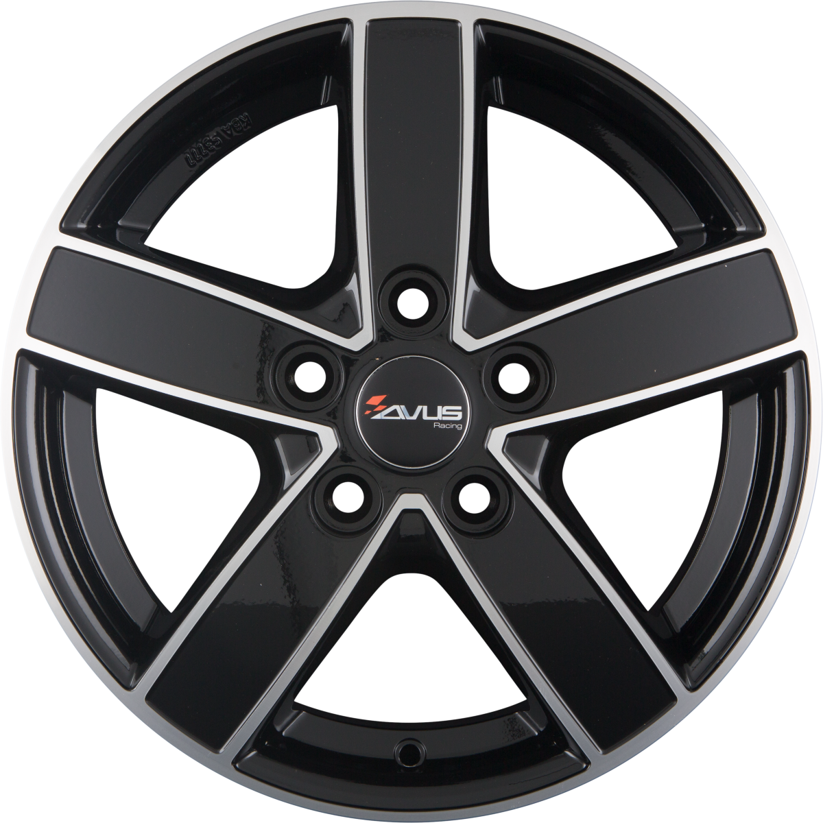 Avus Racing AC-V51 Black Polished Alufelge 8x18 Zoll ET52 LK 5x112 ML66.6