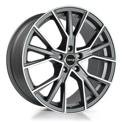 Avus Racing AF18 matt anthracite polished Alufelge 9x20 Zoll ET45 LK 5x120 ML65.1