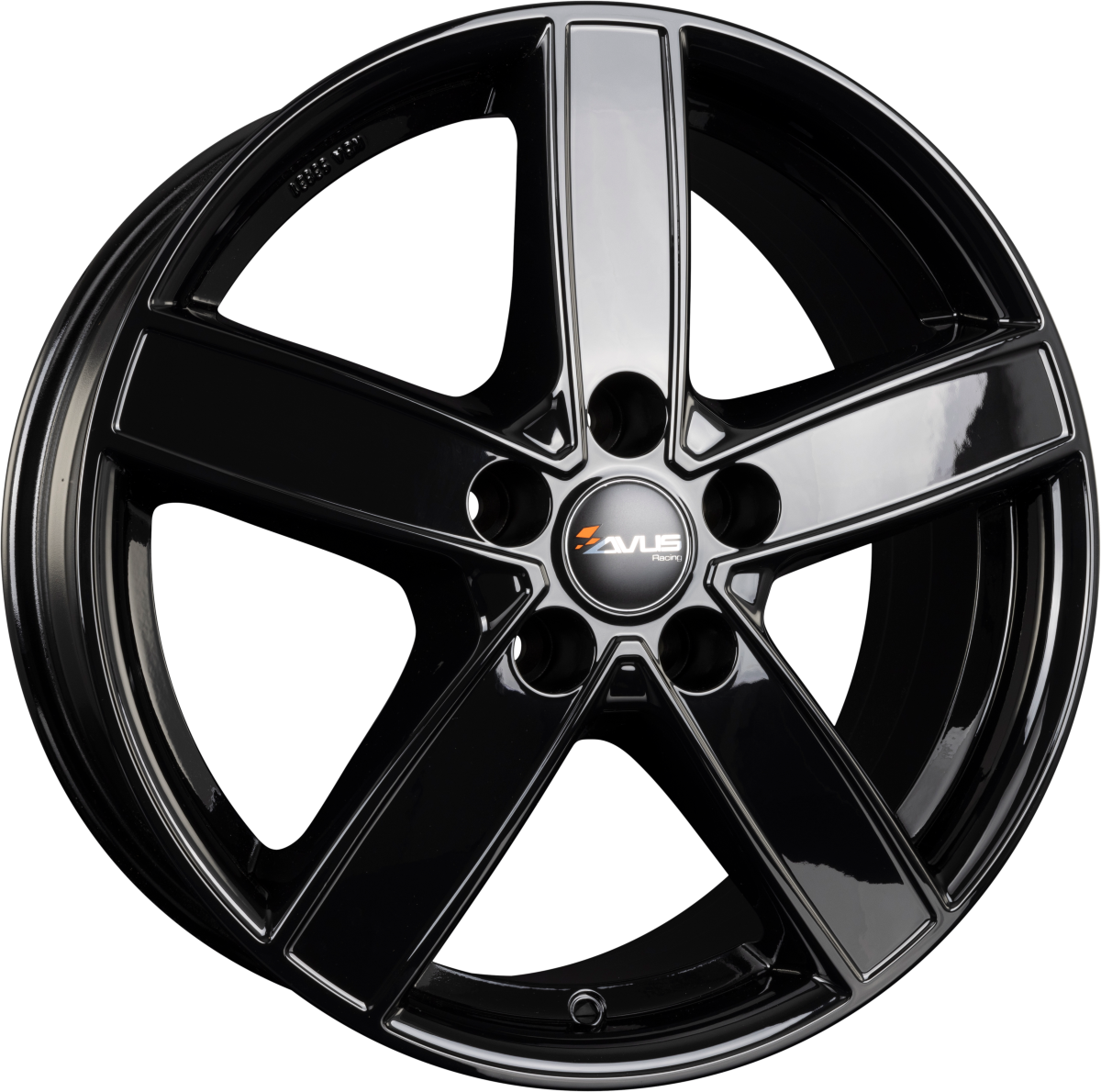Avus Racing AC-V51 Black Alufelge 6.5x16 Zoll ET50 LK 5x160 ML65.1 – Bild 2