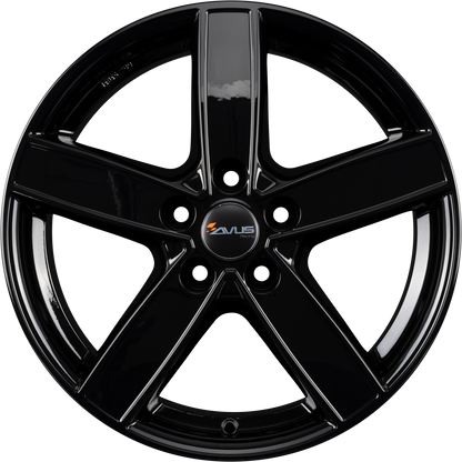 Avus Racing AC-V51 Black Alufelge 7x17 Zoll ET55 LK 5x160 ML65.1