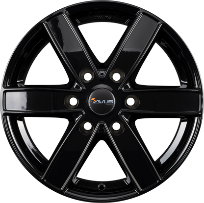 Avus Racing AC-V61 Black Alufelge 7.5x17 Zoll ET55 LK 6x139.7 ML93.1