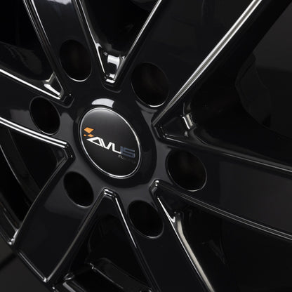 Avus Racing AC-V61 Black Alufelge 7.5x17 Zoll ET55 LK 6x139.7 ML93.1 – Bild 3